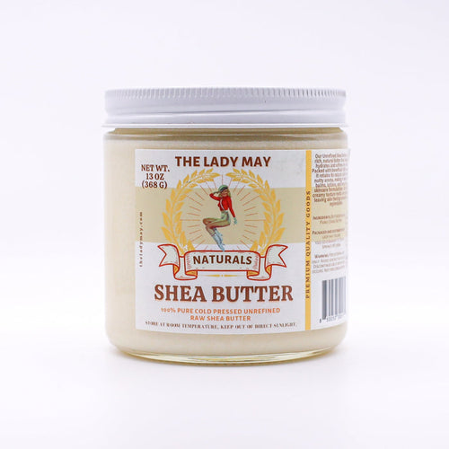 100% Pure Unrefined Shea Butter – Cold-Pressed, Raw & Moisturizing