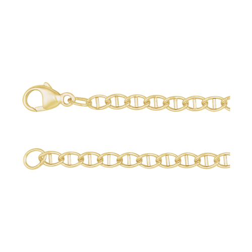 14K Yellow Gold-Filled 2.6mm Anchor Chain