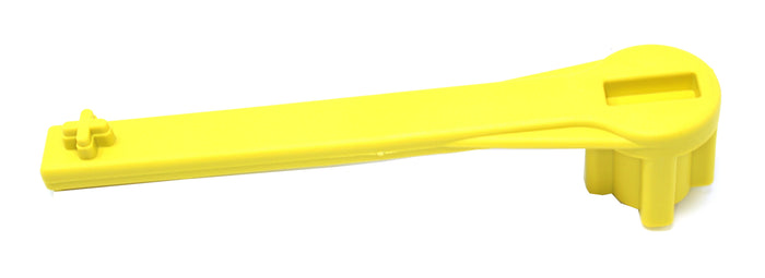 4-in-1 Gas and Bung Wrench Non Sparking Solid Drum Bung Nut Wrench (YELLOW)