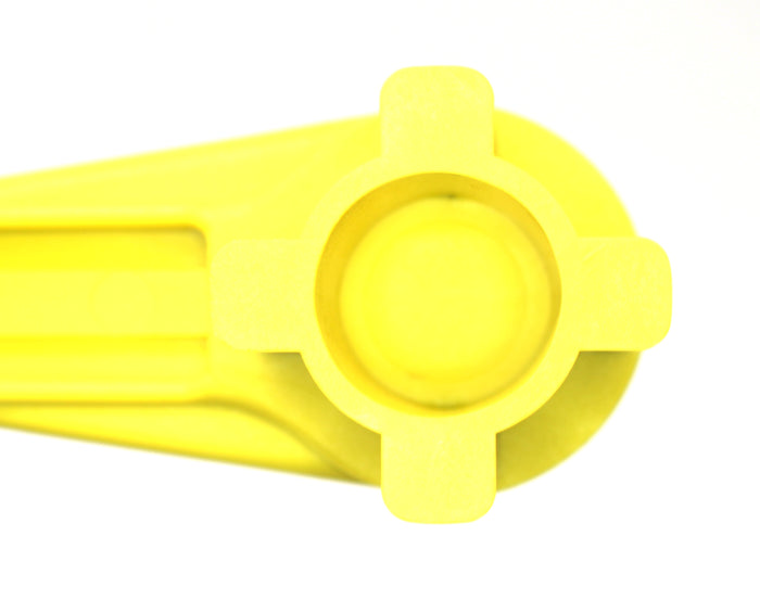4-in-1 Gas and Bung Wrench Non Sparking Solid Drum Bung Nut Wrench (YELLOW)
