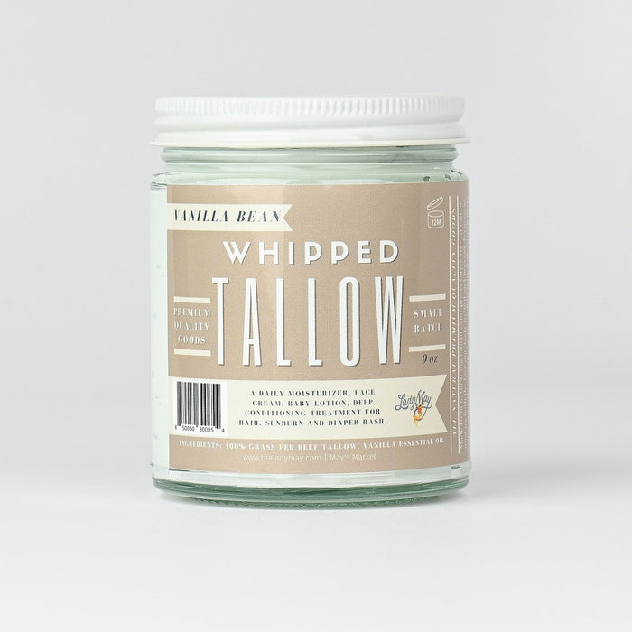 All-Natural Vanilla Gift Set | Whipped Tallow, Candle, and Soap