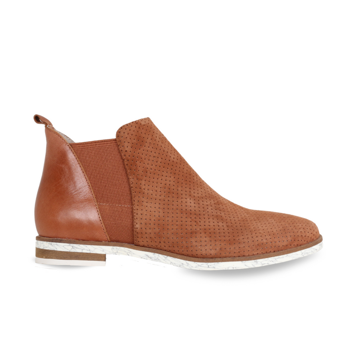 ARCHES CAVIAR Footmasters casual comfort shoes boots arch support Chelsea boot Suede boot Ankle boot Tan suede boot