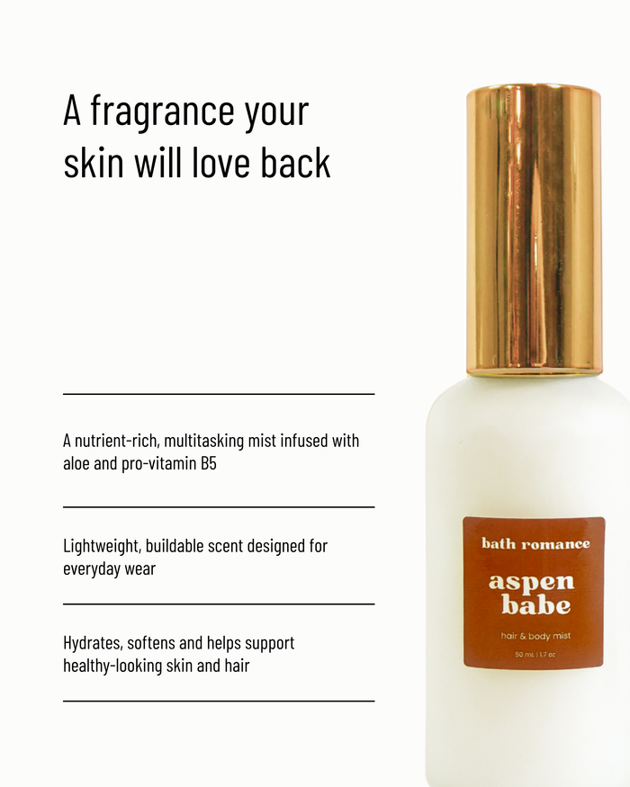 aspen babe - conditioning hair + body mist