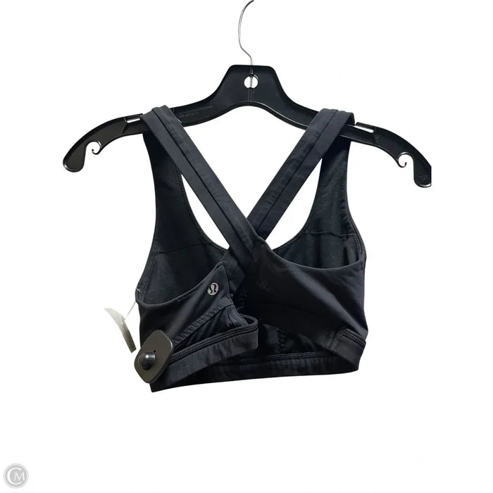 Athletic Bra By Lululemon In Black, Size: 4