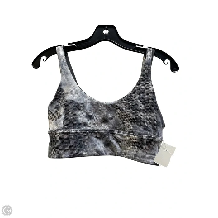 Athletic Bra By Lululemon In Silver, Size: 6
