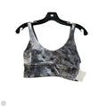 Athletic Bra By Lululemon In Silver, Size: 6