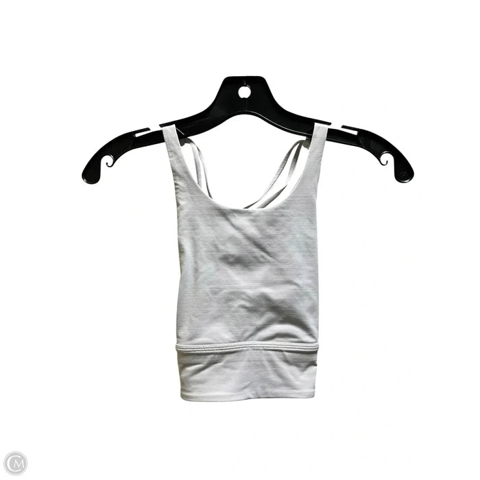 Athletic Bra By Lululemon In White, Size: 4