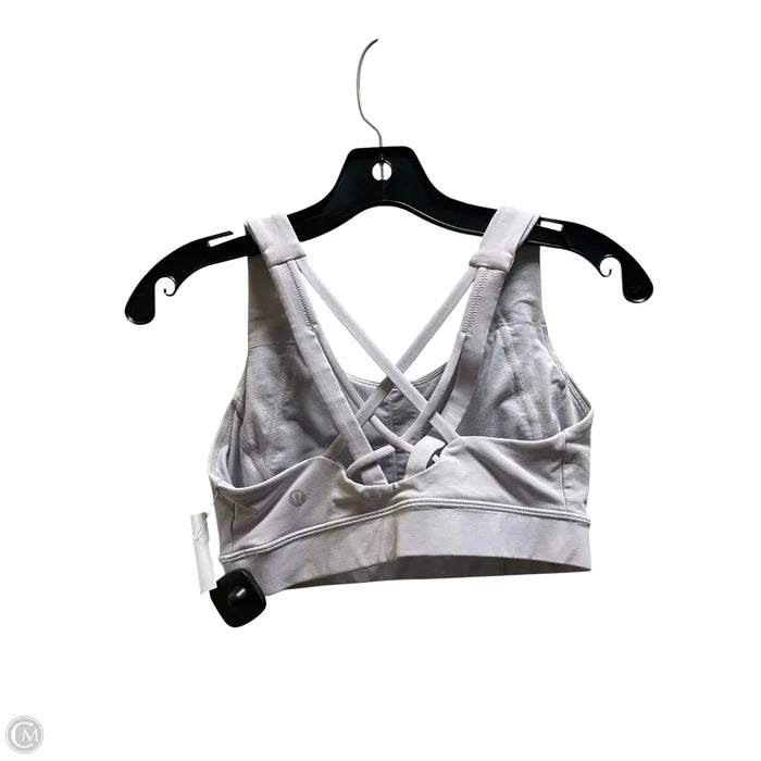 Athletic Bra By Lululemon In White, Size: 6