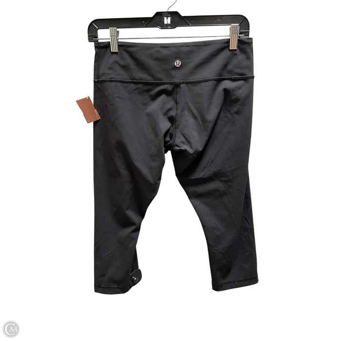 Athletic Capris By Lululemon In Black, Size: 8