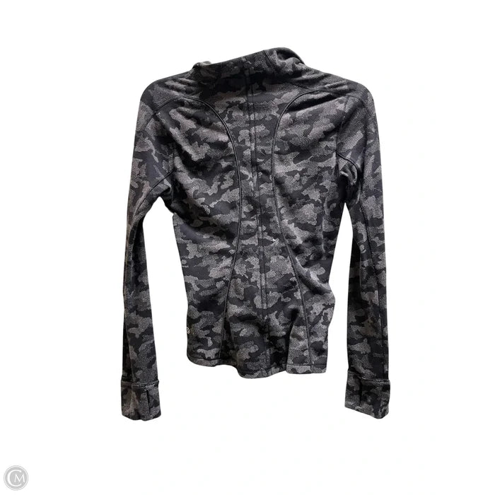 Athletic Jacket By Lululemon In Camouflage Print, Size: 6