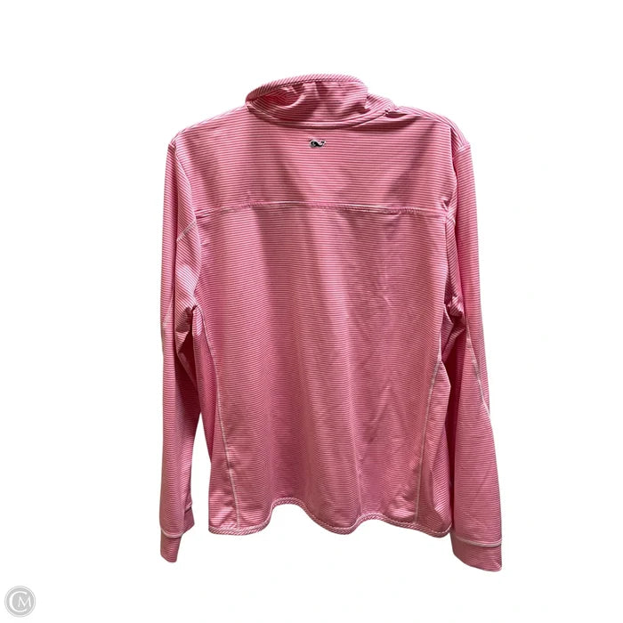 Athletic Jacket By Vineyard Vines In Pink, Size: Xl