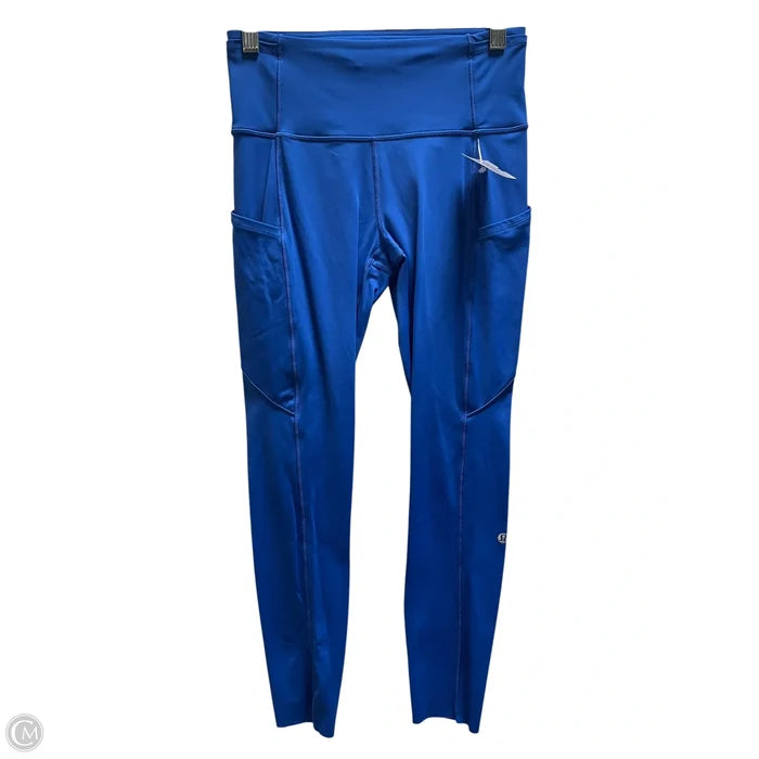 Athletic Leggings By Lululemon In Blue, Size: 4