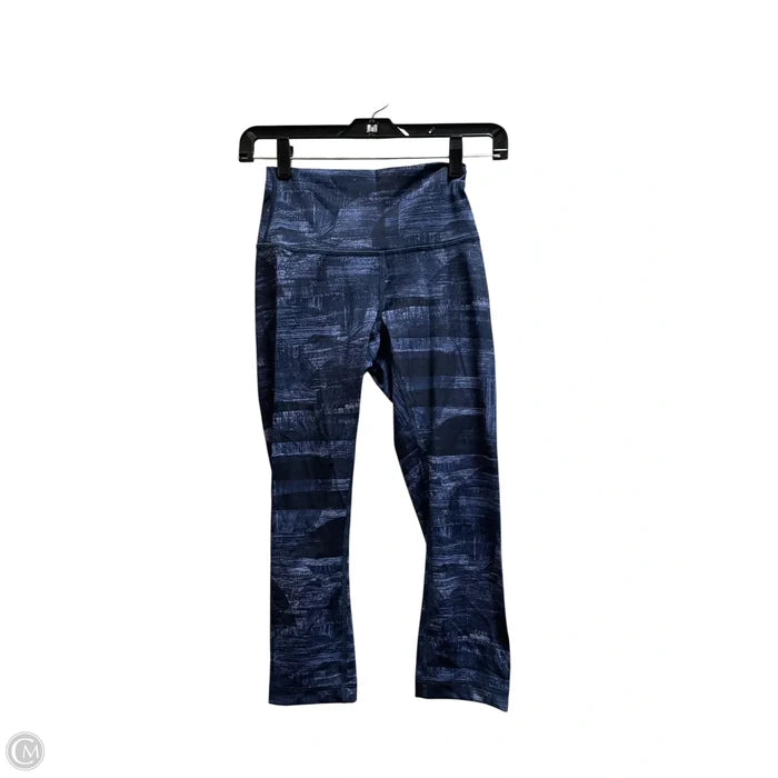Athletic Leggings By Lululemon In Blue, Size: 4