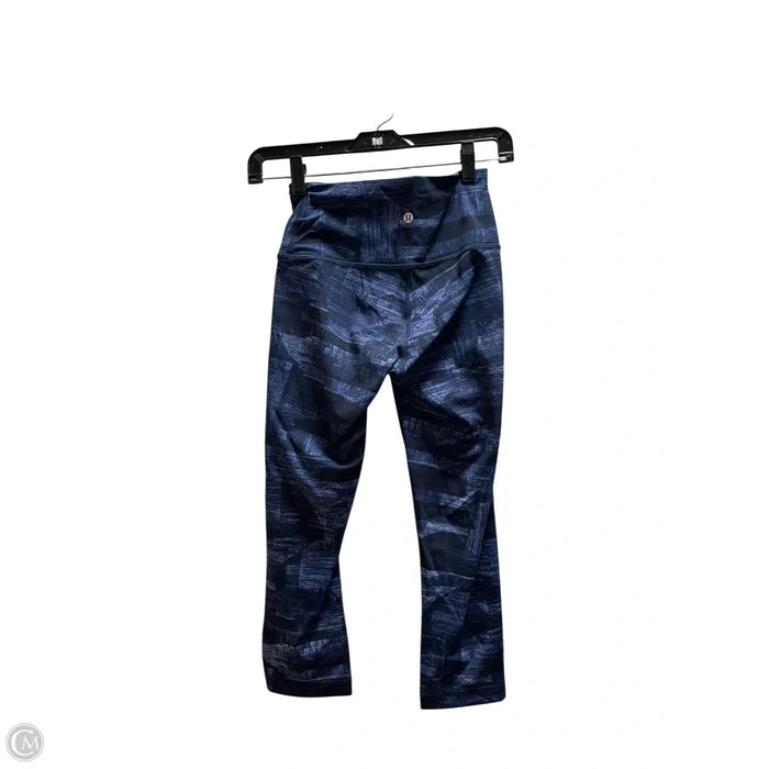 Athletic Leggings By Lululemon In Blue, Size: 4