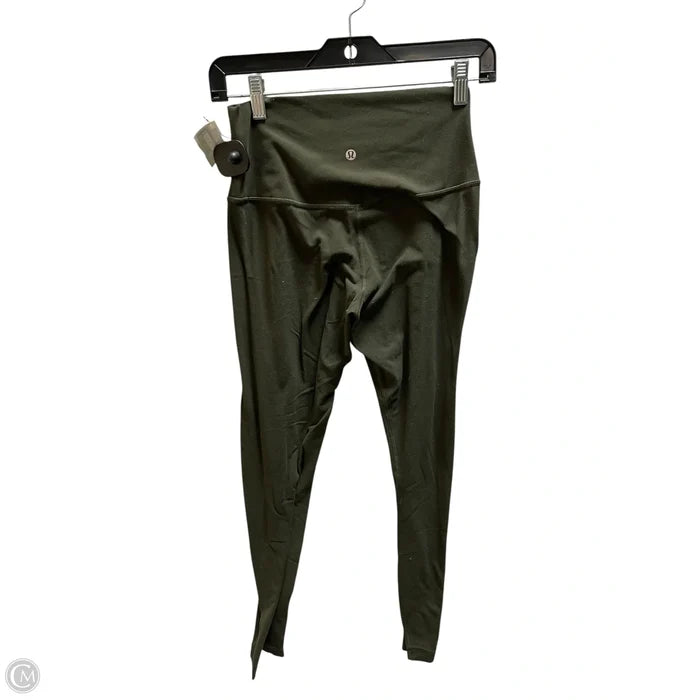 Athletic Leggings By Lululemon In Green, Size: 6