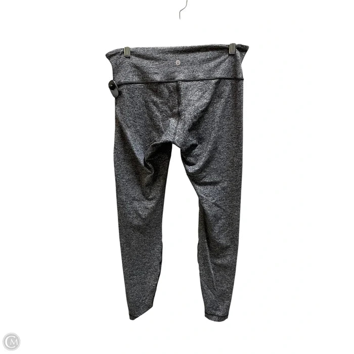 Athletic Leggings By Lululemon In Grey, Size: 10