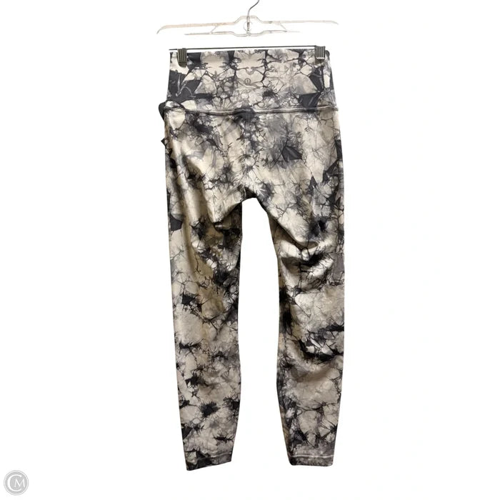 Athletic Leggings By Lululemon In Grey, Size: 4