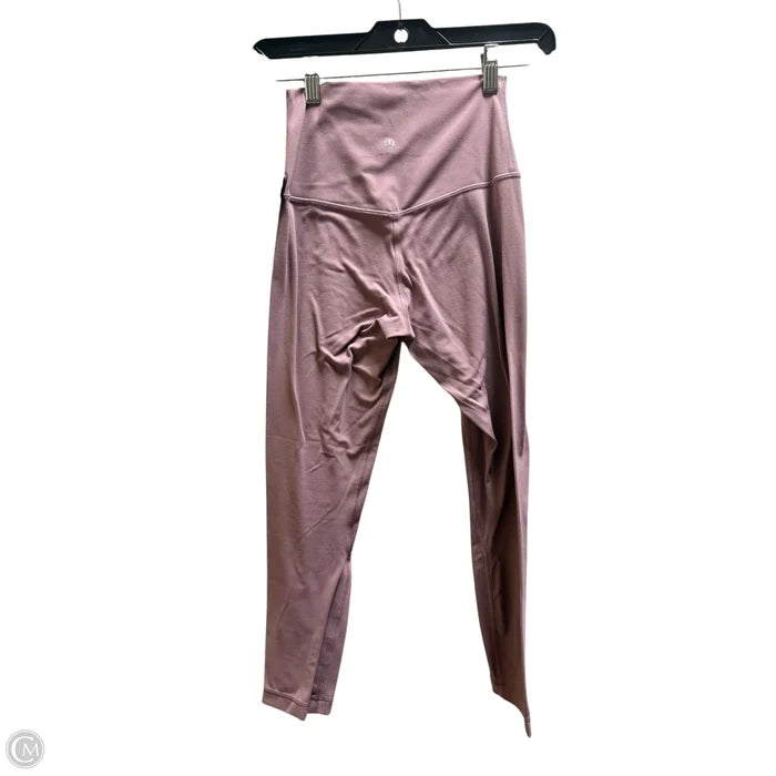 Athletic Leggings By Lululemon In Pink, Size: 4