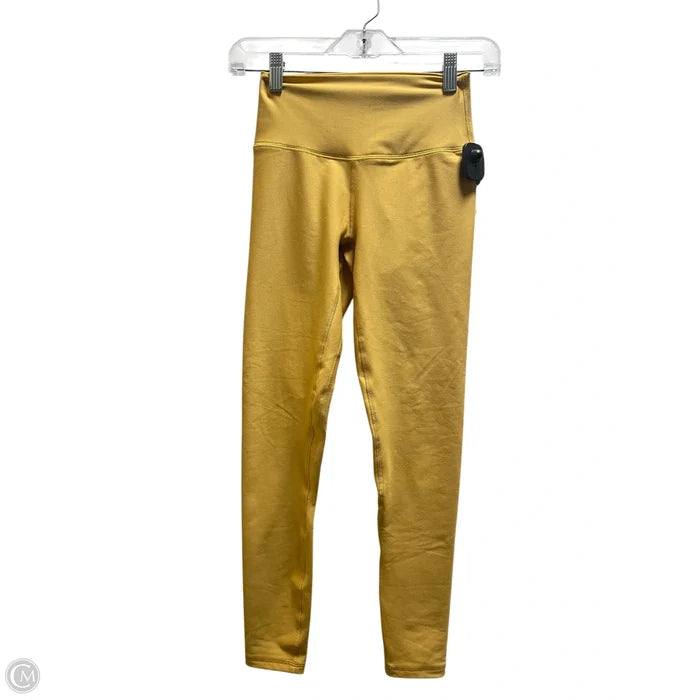 Athletic Leggings By Ypb In Yellow, Size: Xs