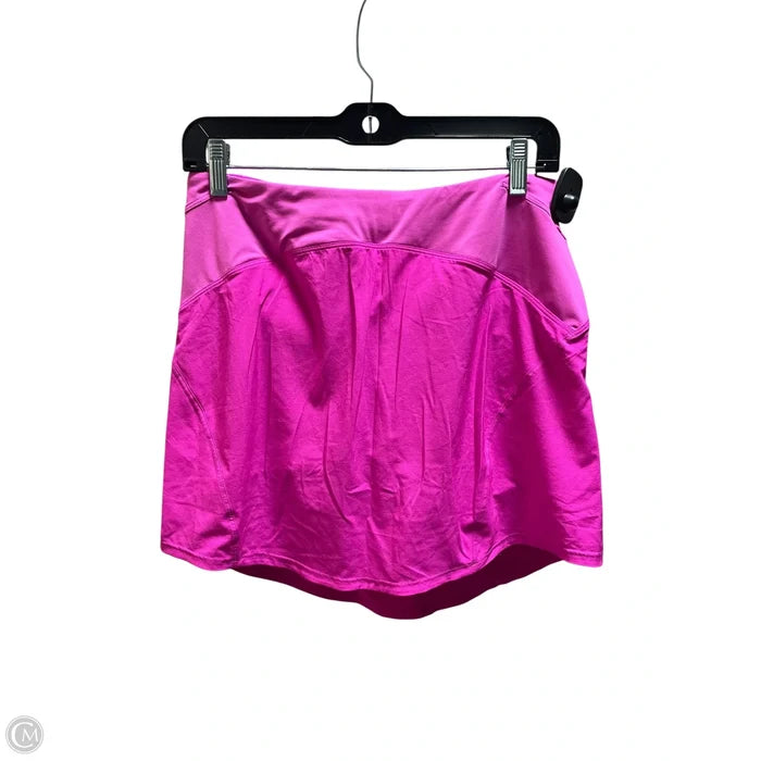 Athletic Skirt By Lululemon In Pink, Size: 10