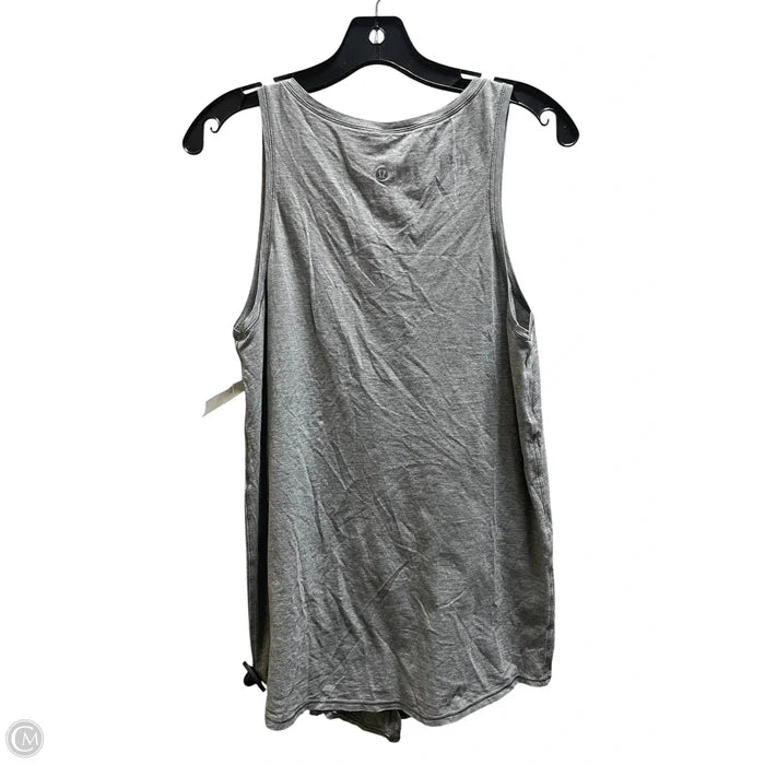 Athletic Tank Top By Lululemon In Grey, Size: 4