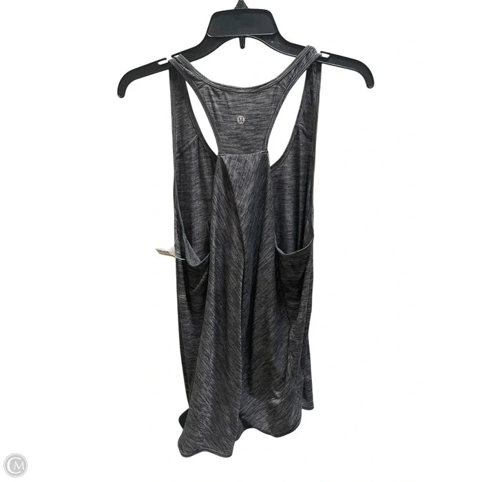 Athletic Tank Top By Lululemon In Grey, Size: L