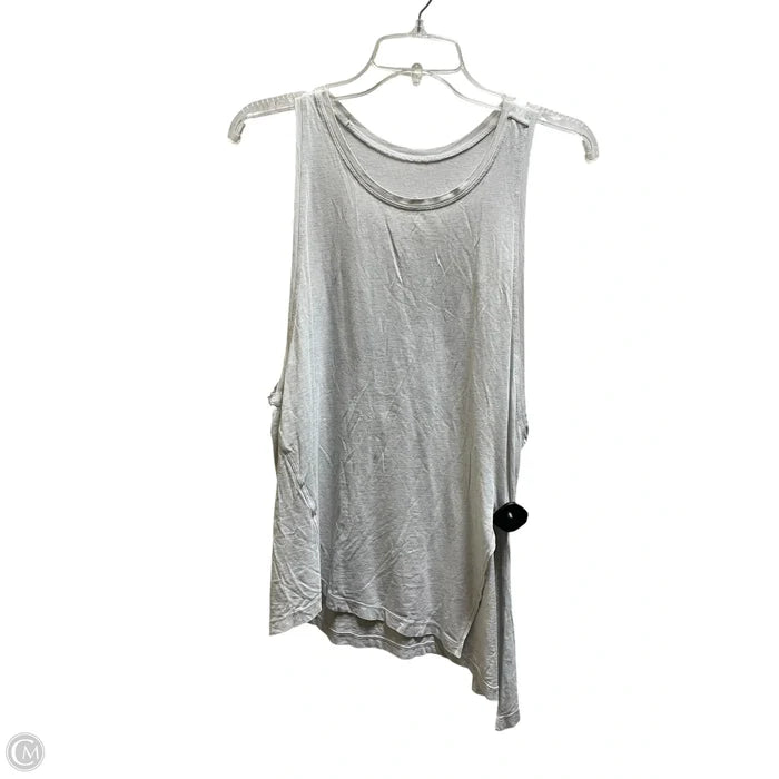 Athletic Tank Top By Lululemon In Grey, Size: M