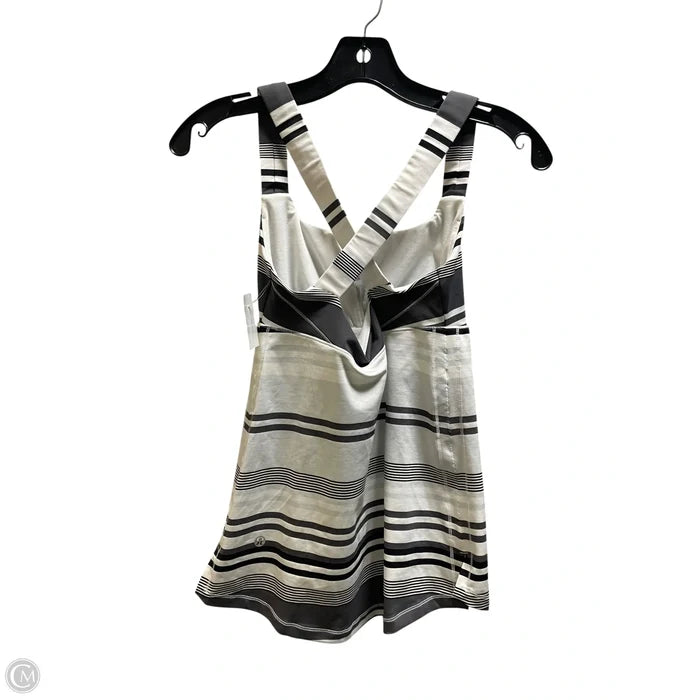 Athletic Tank Top By Lululemon In Grey, Size: M