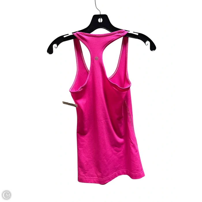 Athletic Tank Top By Lululemon In Pink, Size: M