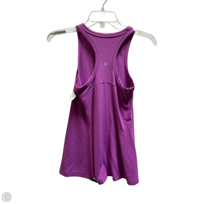 Athletic Tank Top By Lululemon In Purple, Size: M