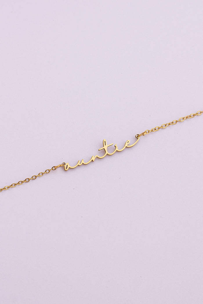 "Auntie" Necklace