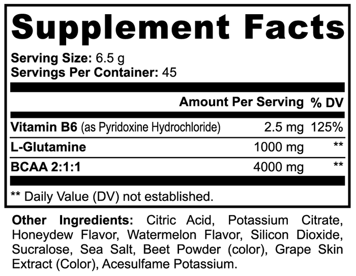 BCAA POST WORKOUT - HONEYDEW WATERMELON