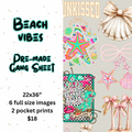 Beach Vibes Mini Gang Sheet