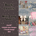 Book Lovers Mini Gang Sheet