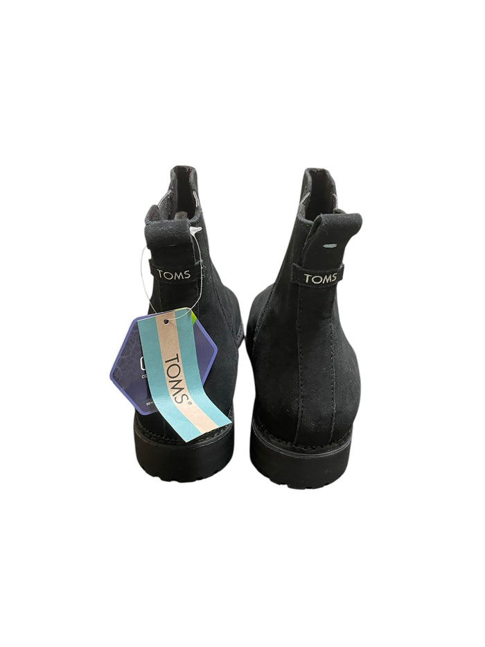 Boots Ankle Flats By Toms In Black, Size: 8.5