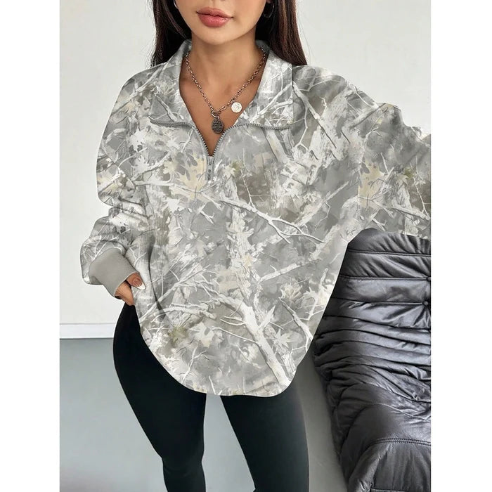 Camo Quarter Zip- PREORDER