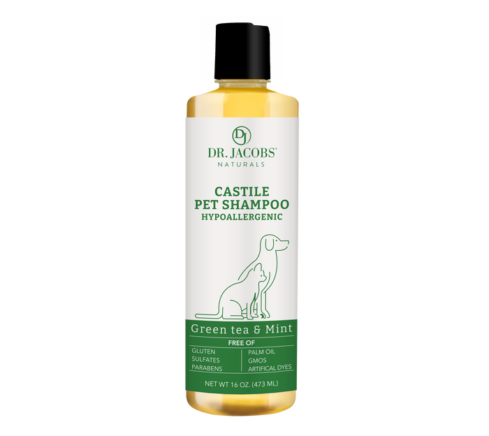 Castile Pet Shampoo Green Tea & Mint