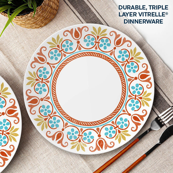 Corelle® Global Collection Terracotta Dreams 10.25 Dinner Plates. 6-pack
