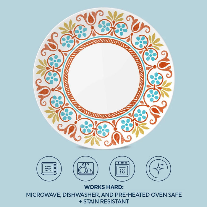 Corelle® Global Collection Terracotta Dreams 10.25 Dinner Plates. 6-pack