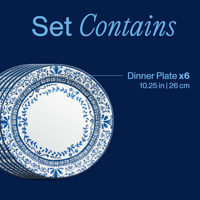 Corelle® Portofino 10.25 Dinner Plates. 6-pack