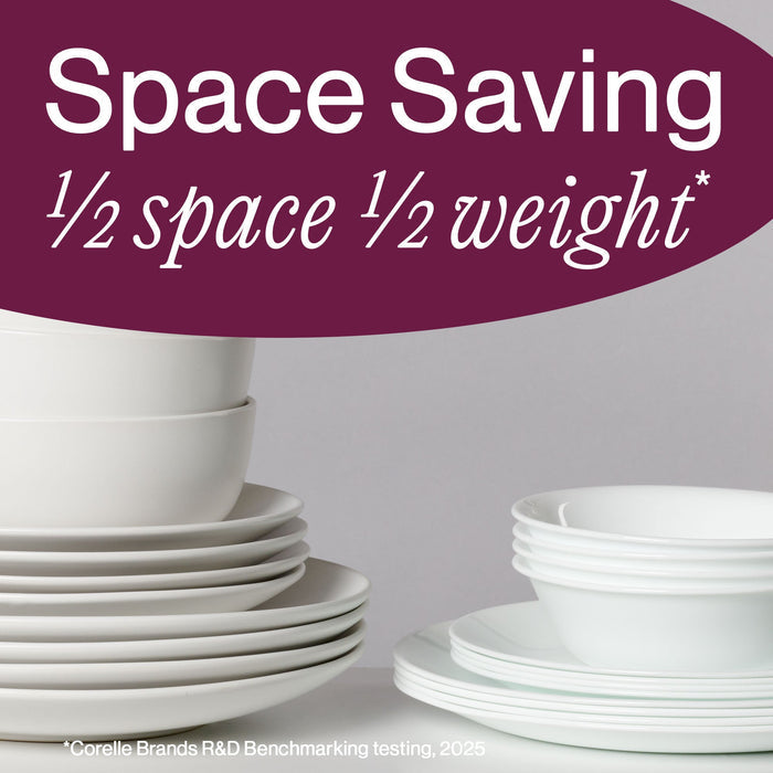 Corelle® Winter Frost White 10.25 Dinner Plates. 6-pack