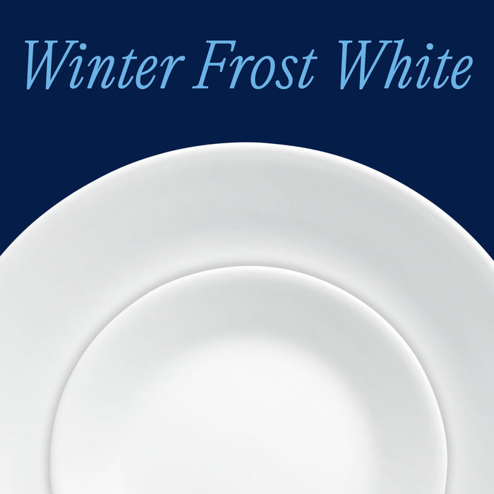 Corelle® Winter Frost White Dinnerware Set – Service for 6 + Soup Bowls