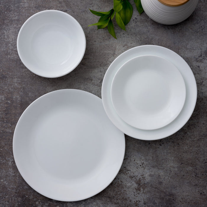 Corelle® Winter Frost White Lunch Plates. 4-pack