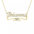 Crystal Custom Name Necklace