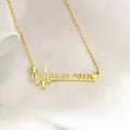 Custom Heart Beat Necklace