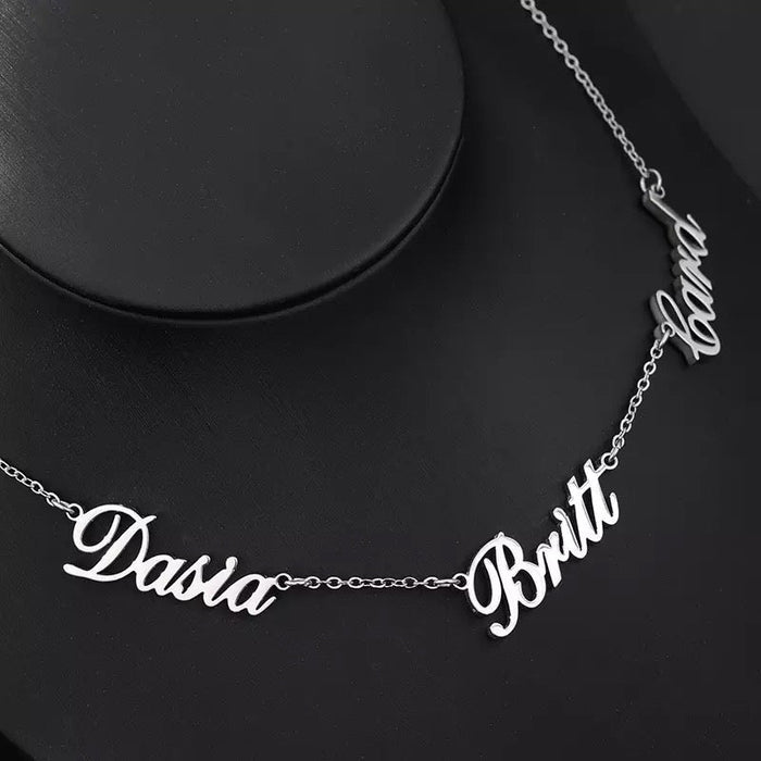 Custom Multiple Name Necklace