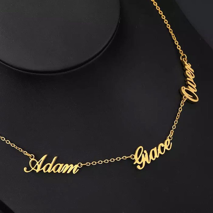 Custom Multiple Name Necklace