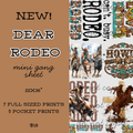 Dear Rodeo Mini Gang Sheet