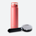 Pink bottle amd shower head