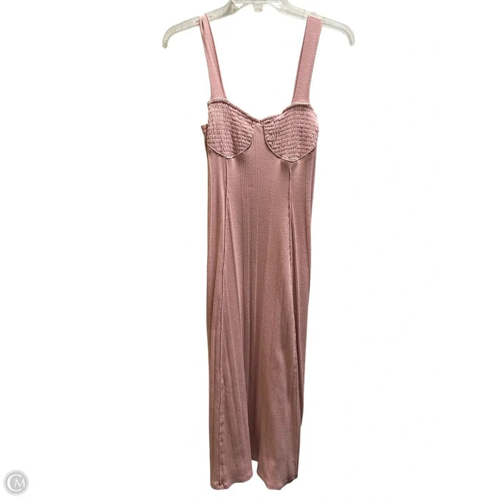 Dress Casual Maxi By Free People In Pink, Size: S